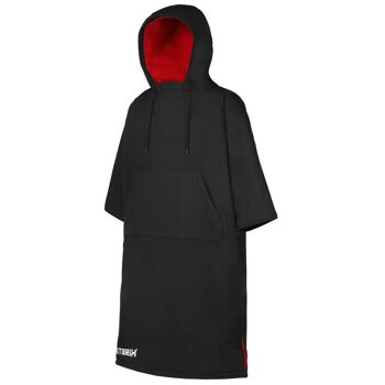 Le poncho KitBrix - Noir et rouge (KB-PONCHO-B/R350M) 3