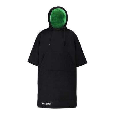 El poncho KitBrix - Negro y verde (KB-PONCHO-B/G350M)