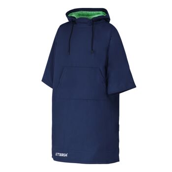 Le poncho KitBrix - Bleu marine et vert (KB-PONCHO-N/G350L) 5