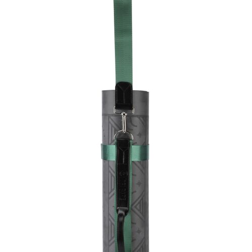 Yoga mat carrying strap forest green