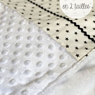 Couverture Plaid Bébé Enfant CONSTELLATION NOIR