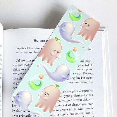 Ghosts And Potions, Halloween Bookmark, Stationery