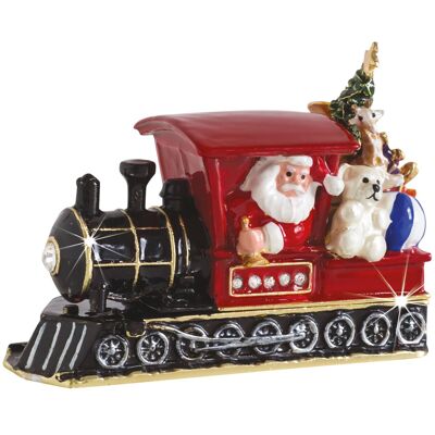 Weihnachtsmann im Zug