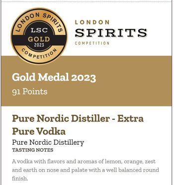 Distillerie Pure Nordic - Vodka Extra Pure 6