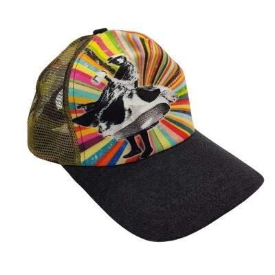 Cap CHOLITA DANCE - Military rear gray