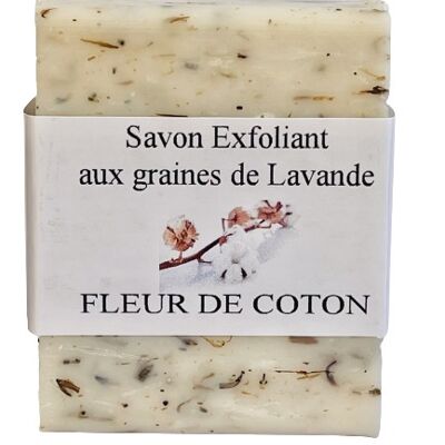 Exfoliating soap 125 g Cotton flower