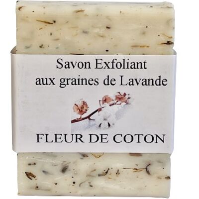 Exfoliating soap 125 g Cotton flower