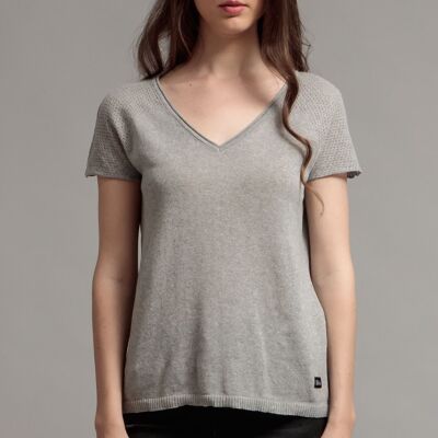 T-shirt gris ALOE