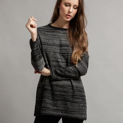 VALLVIK grauer Pullover