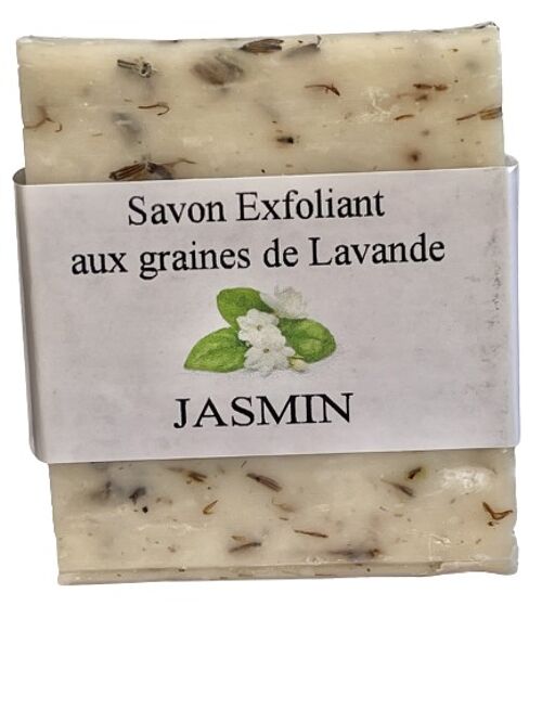 Savon exfoliant 125 g Jasmin de Grasse
