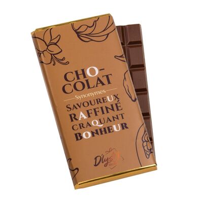 Schokoriegel "Synonyme" - Zartbitterschokolade 72%
