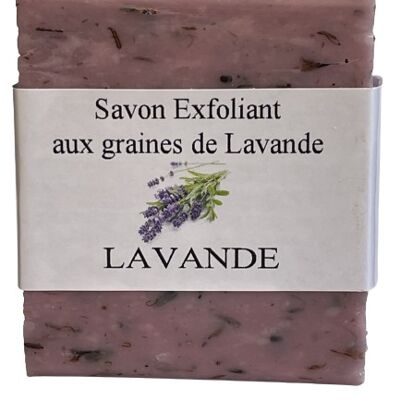 Exfoliating soap 125 g Lavender