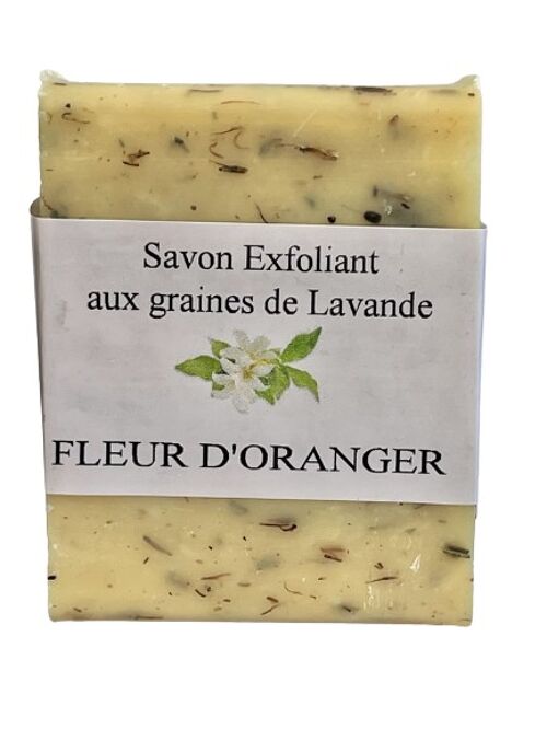 Savon exfoliant 125 g Fleur d'oranger