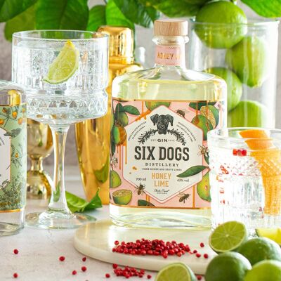 Six Dogs Honey Lime Gin