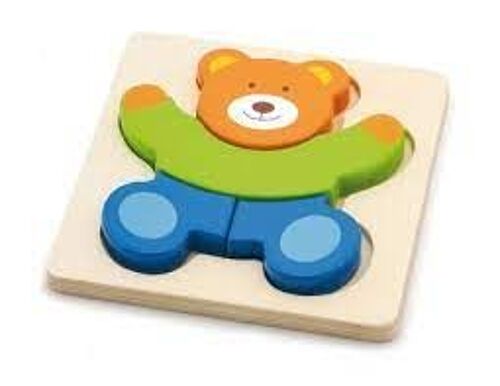 Viga Handy Block Puzzle - Bear