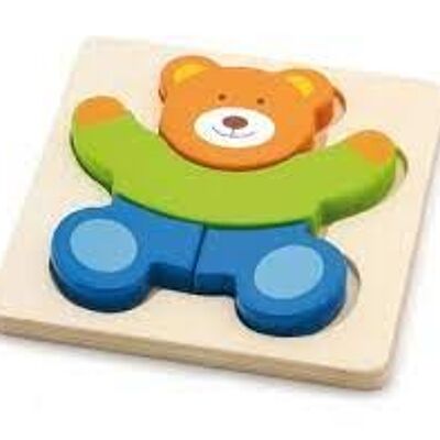 Viga Handy Block Puzzle - Bear