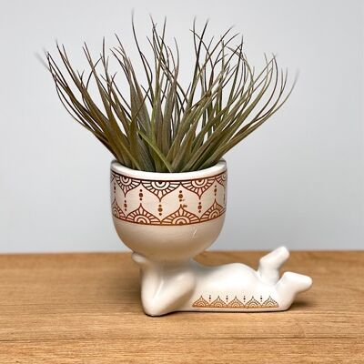 Lazy Air plant man (white)