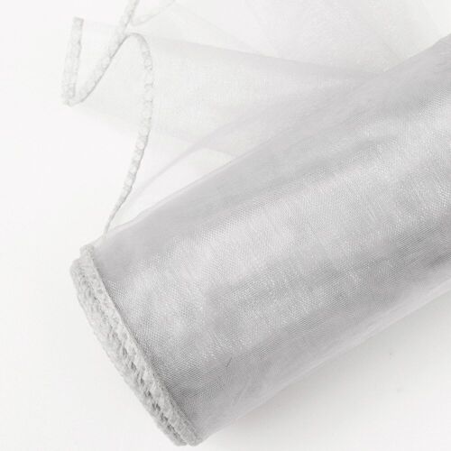 Organza 12cm x 8.2m - Gray