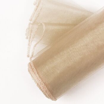 Organza 12cm x 8,2m - Beige