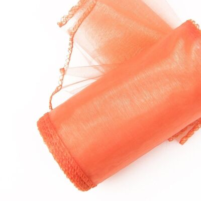 Organza 12cm x 8,2m - Salmone profondo