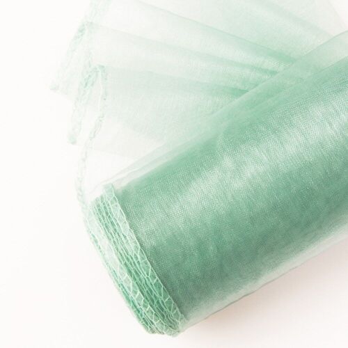 Organza 12cm x 8.2m - Vintage green - 1