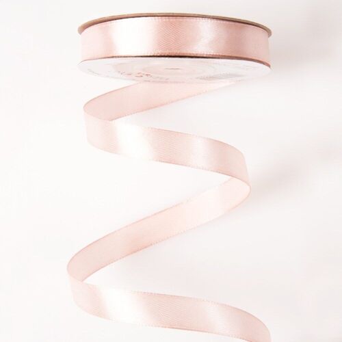 Satin ribbon 12mm x 22.86m - Powder Beige