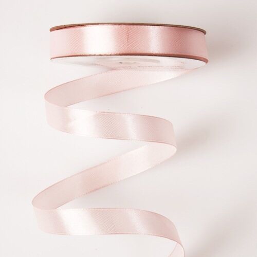 Satin ribbon 12mm x 22.86m - Powder Pink