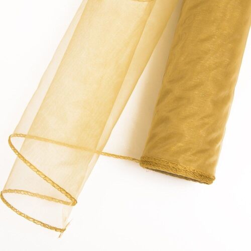 Organza 20cm x 8.2m - Gold