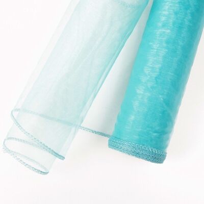 Organza 20cm x 8.2m - Light turquoise