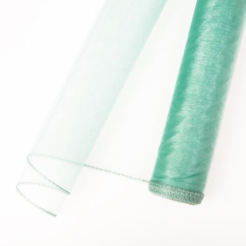 Organza 40cm x 8.2m - Vintage green