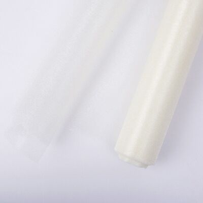 Organza di neve 47cm x 10m - Ecru