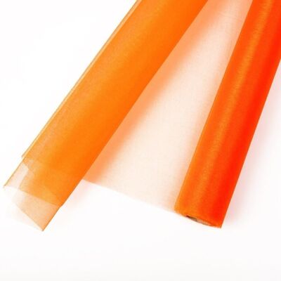 Organza di neve 47cm x 10m - Arancio