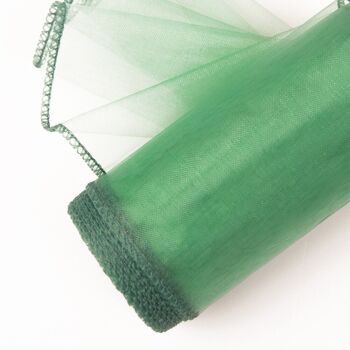 Organza 12cm x 8,2m - Vert vintage - 2