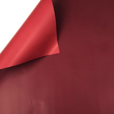Rotolo di pellicola a due colori 58 cm x 10 m - Borgogna / Rosso