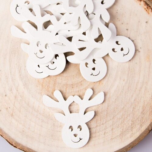 10pcs. Christmas decor (approx. 6cm) - Deer #1