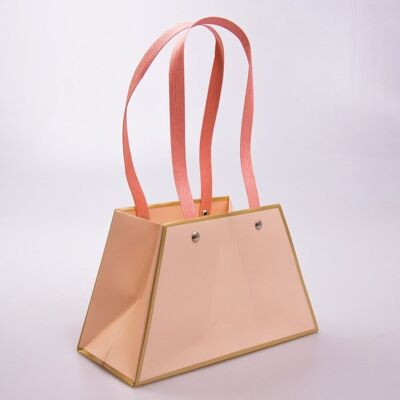 10pcs. Flower bag 21(l) x 10(w) x 13(h) cm - Powder Pink