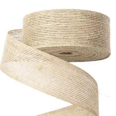 Ladylike nature jute ribbon 38mm x 10m