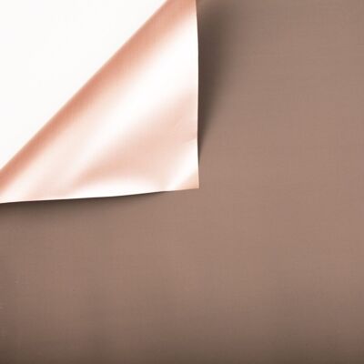 Gray / Rose gold foil roll 58cm x 10m