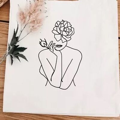 Tote bag Flower