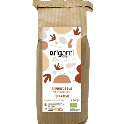 Farina di grano tenero belga 85% 2,5 kg