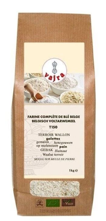 Farine de froment belge 100% 1 kg