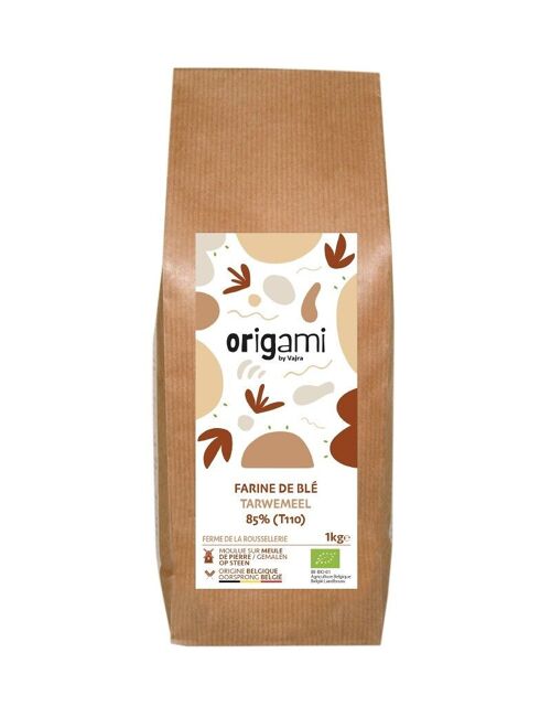 Farine de froment belge 85% 1 kg