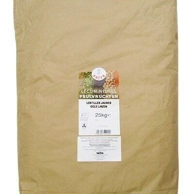 Lentilles jaunes 25 kg