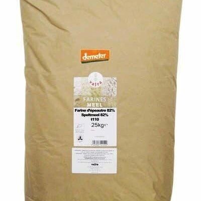 Farine d'épeautre 82% Demeter 25 kg