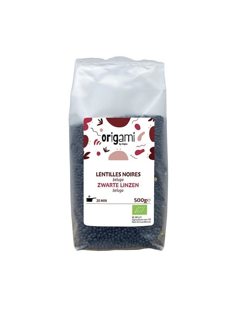 Lentejas negras beluga 500 gr