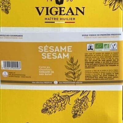 Aceite de sésamo tostado 3 L