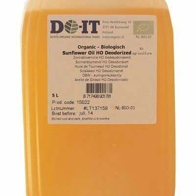 Deodorized sunflower oil 5 L