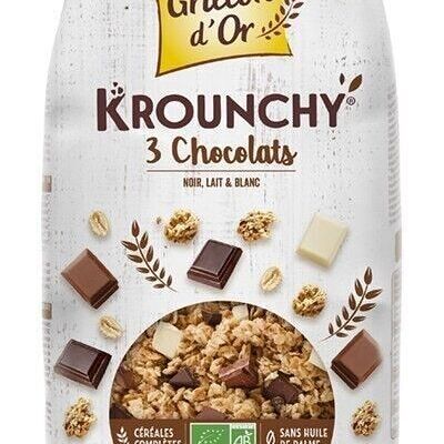 Krounchy 3 chocolates 500 gr
