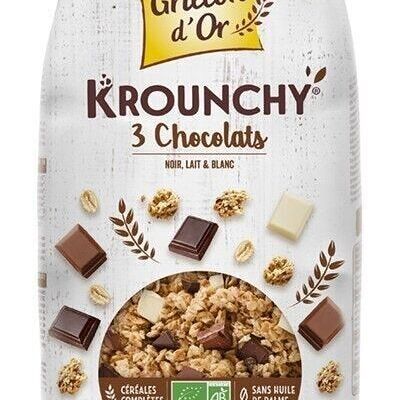 Krounchy 3 chocolats 500 gr