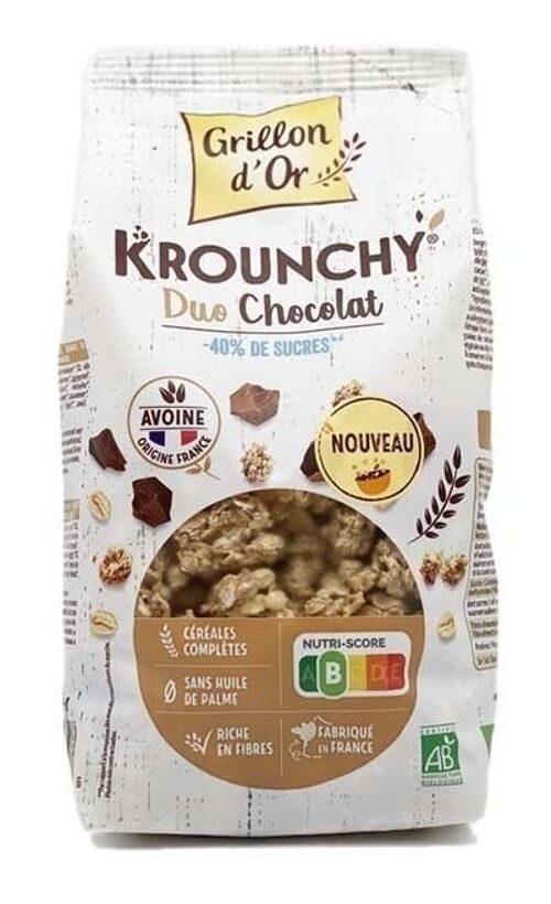 Krounchy duo chocolat 450 gr